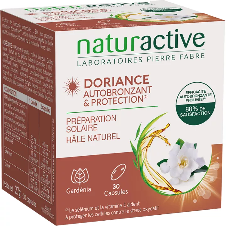 Cápsulas Naturactive Doriance Autobronzeador e Proteção