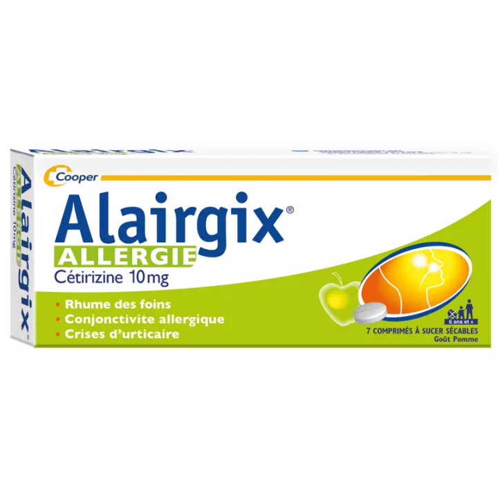 10 mg tabletten 7 ALAIRGIX CETITRIZINE