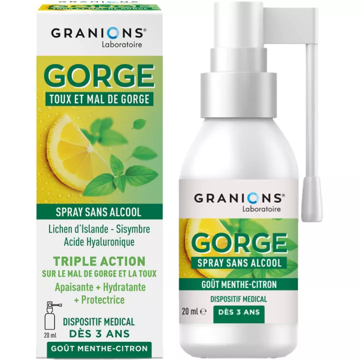 Granions Throat Spray Mint Lemon 20 ml