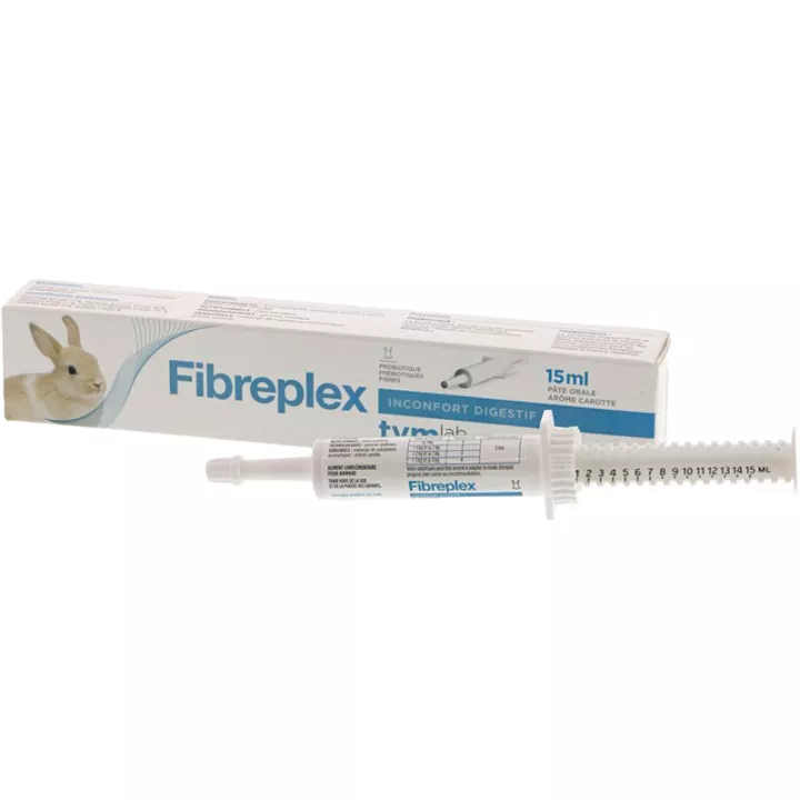 TVM Fibreplex Pasta oral probiótica para conejos Jeringa de 15 ml