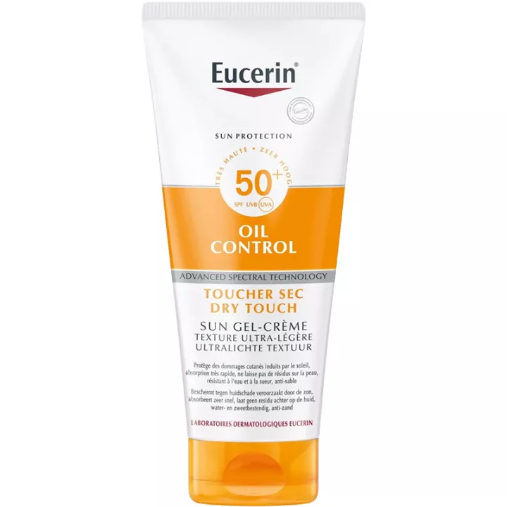 Eucerin Sun Sensitive Gel Crema Toque Seco FPS50+ 200 ml