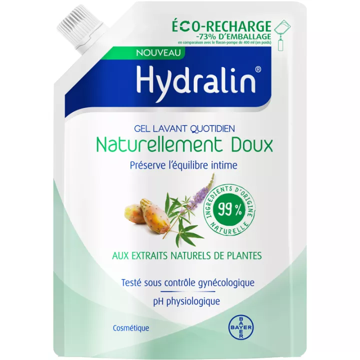 Hydralin Gel detergente delicato naturale Eco ricarica 400 ml