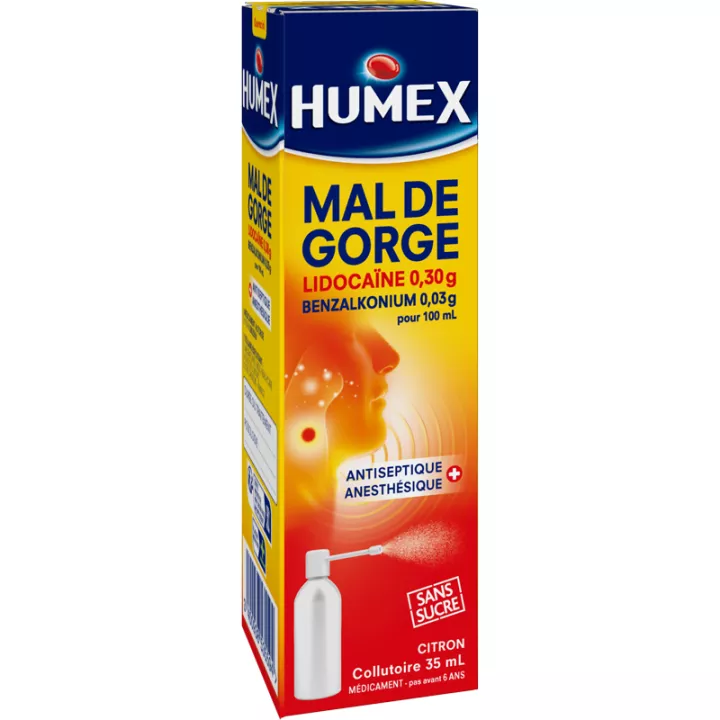 HUMEX ENJUAGUE BUCAL PARA EL DOLOR DE GARGANTA 