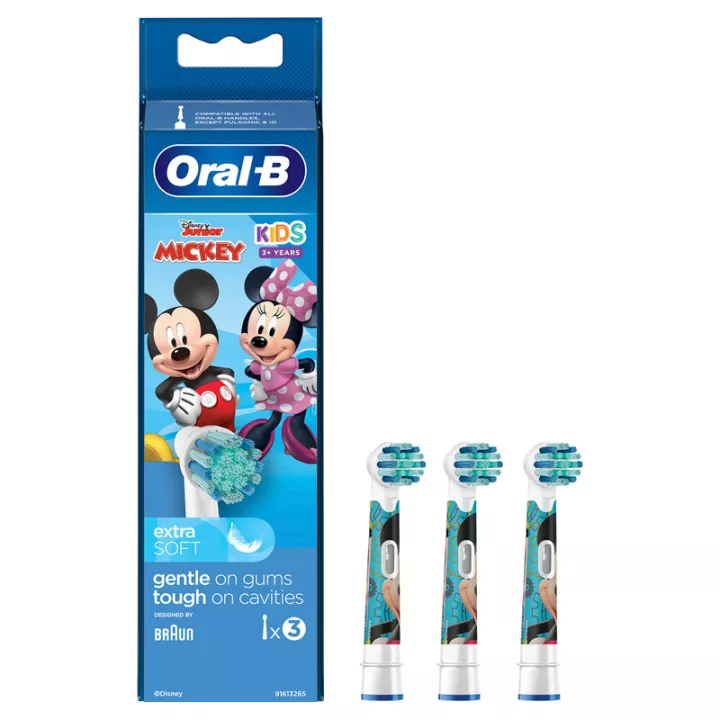 Brossettes Oral B Kids Extra Soft Lot de 3