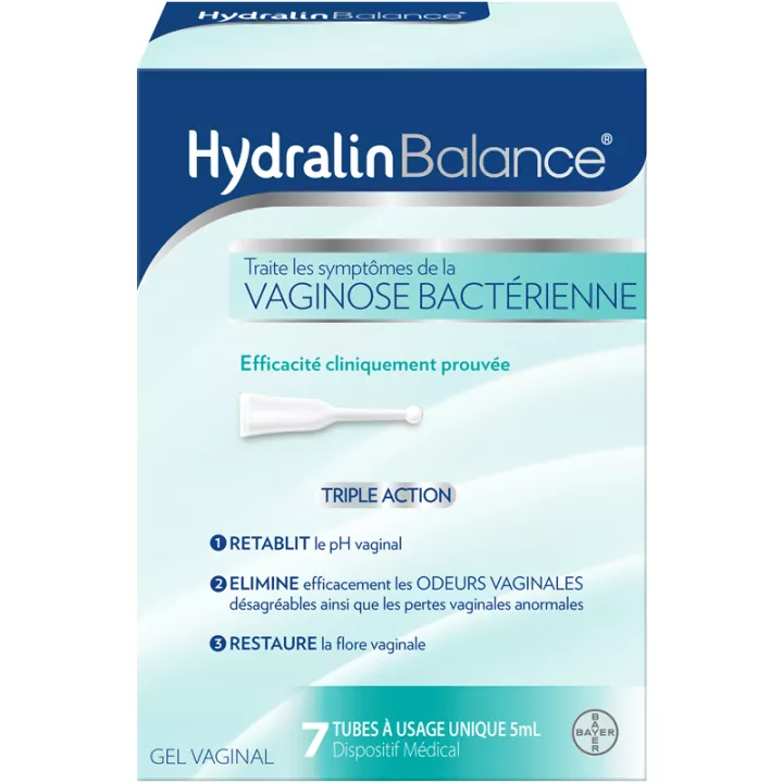 Hydralin Balans Bacteriële Vaginose 7 tubes 5 ml 