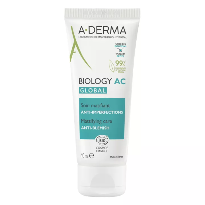 A-Derma Biology AC Global Anti-Imperfection Matifying Care 40 мл