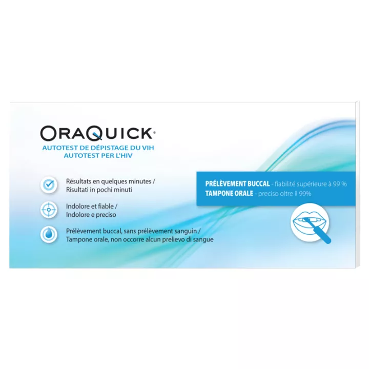 Oraquick Medisur HIV speeksel zelftest