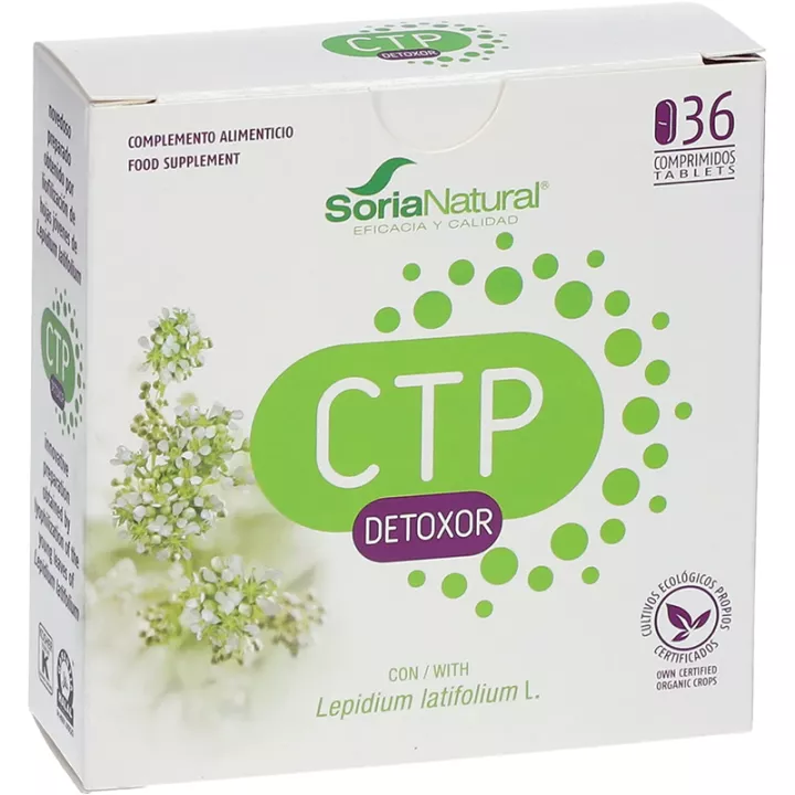 Soria Natural CTP 36 comprimidos desintoxicantes