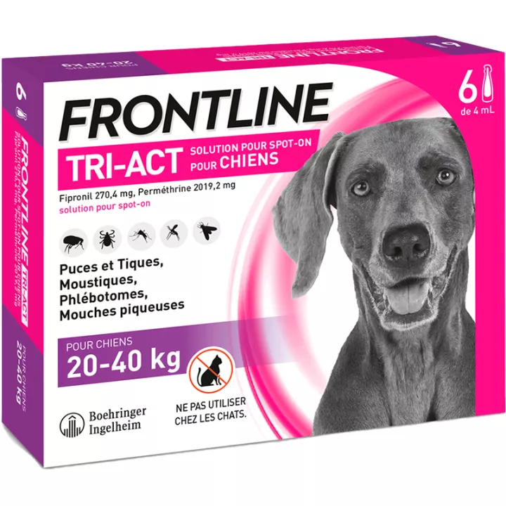 Frontline Tri-Act Dogs L 20-40 kg Spot-on