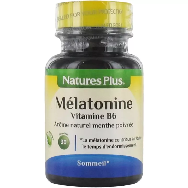 Natures Plus Melatonin und B6 30 Tabletten