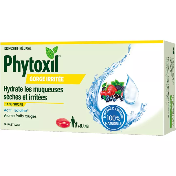 Phytoxil Gorge Irritée Sans Sucres 16 pastilles