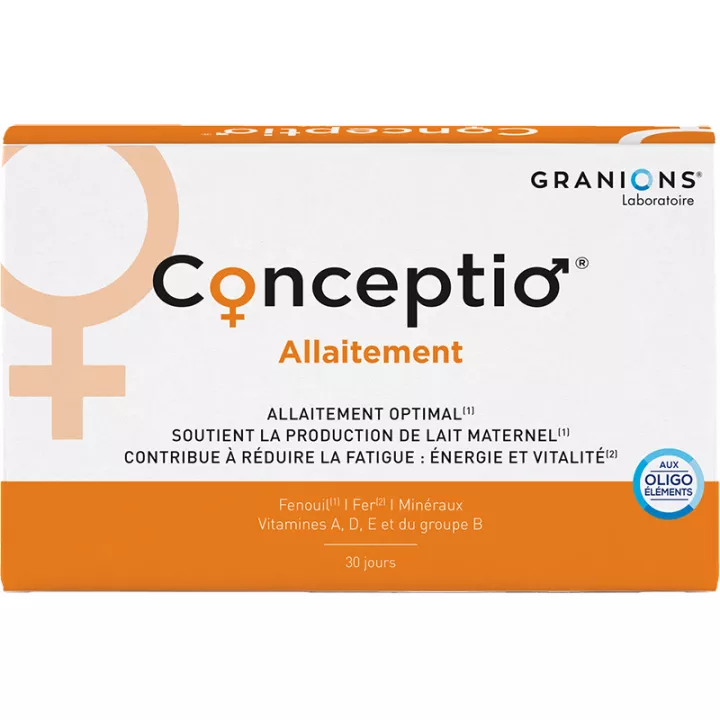 Granions Conceptio Amamentação óptima 60 cápsulas