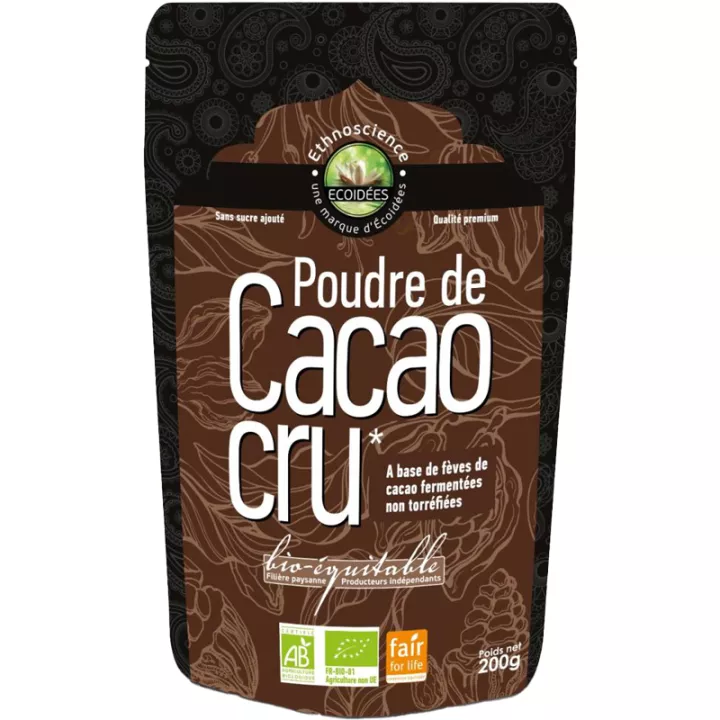 Ecoidées Cacao crudo biologico in polvere 200 g