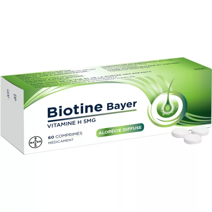 Bayer Biotina 5 mg Vitamina B8 60 compresse