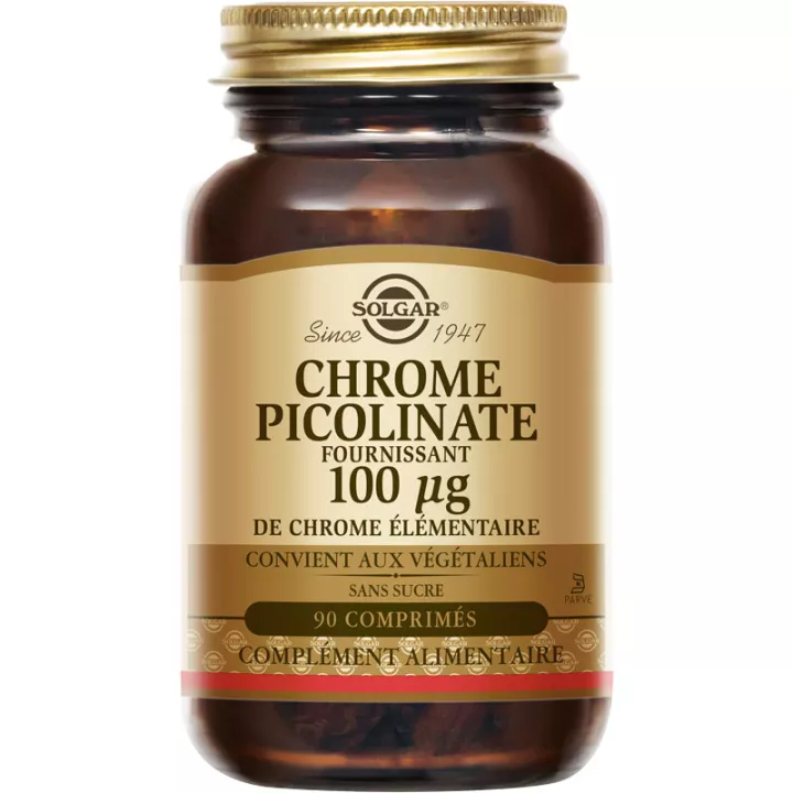 Solgar Chrome Picolinate 100 µg 90 comprimés