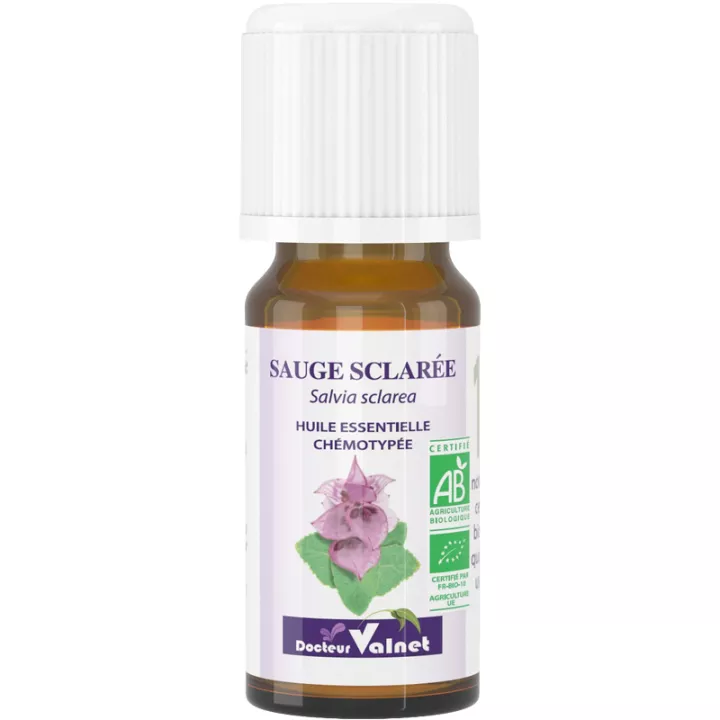 Dr. Valnet Óleo Essencial Orgânico de Salva Esclareia 10 ml