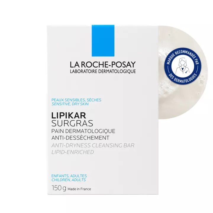 La Roche-Posay Lipikar Surgras Pain Physiologique Anti Dessèchement 150g