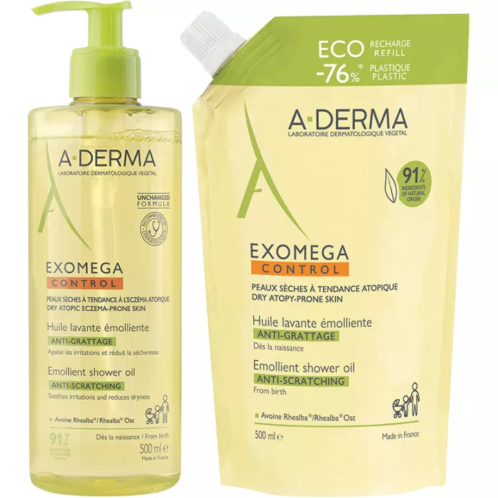 A-Derma Exomega Control Emollient Cleansing Oil