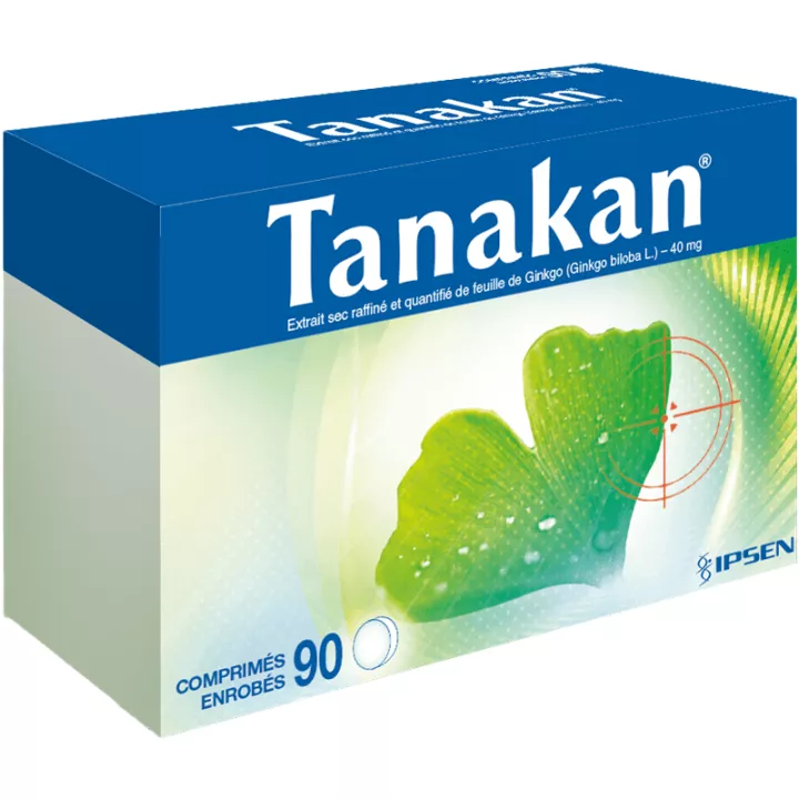 Tanakan Ginkgo biloba 90 tablets Ipsen