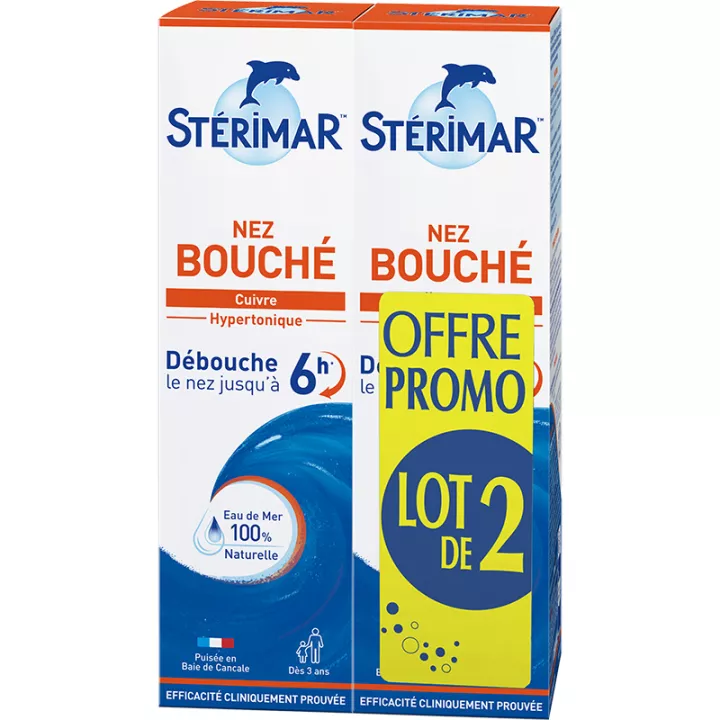 Stérimar Nez Bouché Cuivre Hypertonic Solution 100 ml