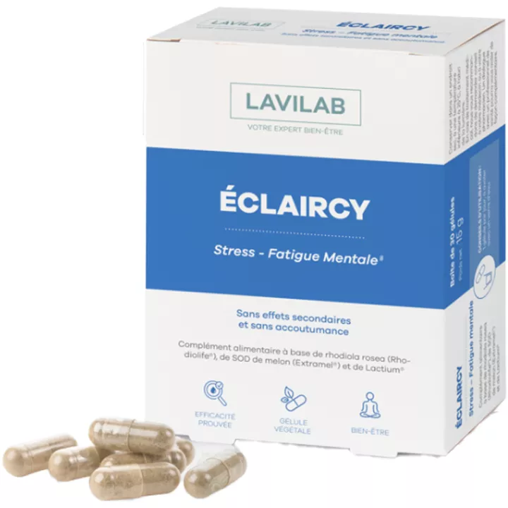 Lavilab Éclaircy Stress Fatigue Mentale 30 капсул 