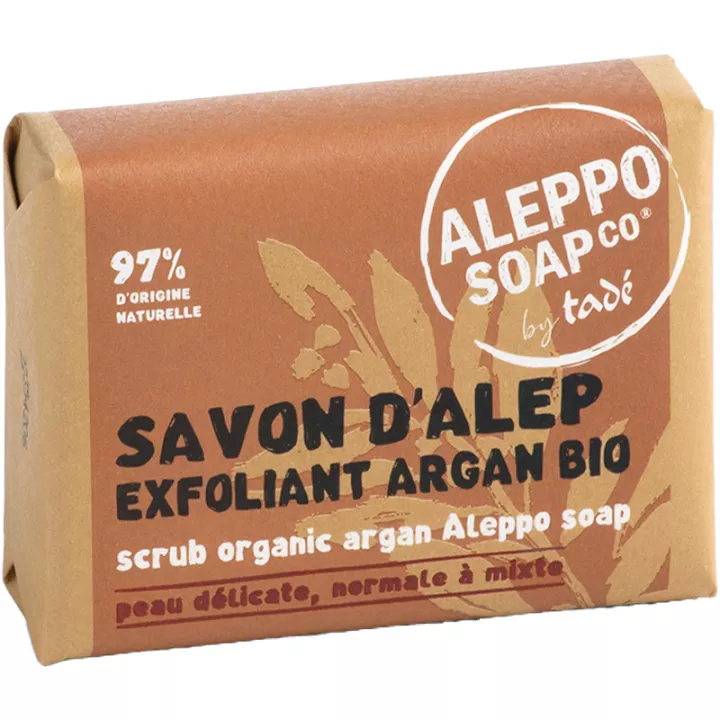 Tadé Scrub biologico all'Argan Sapone di Aleppo 100 g