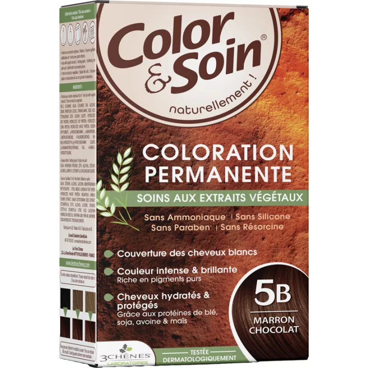 3Chênes Color & Soin Tinte permanente para cabello castaño