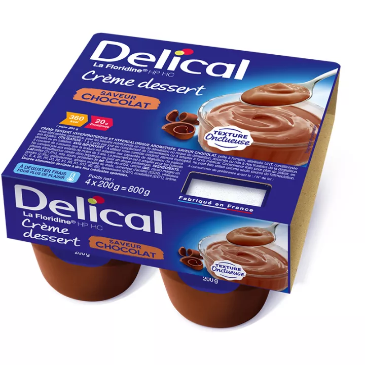 Delical Crème Dessert HP HC La Floridine 4x200g