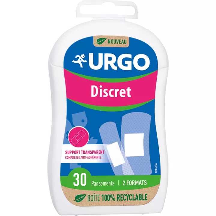 Urgo Discret Transparant Steunverband Doos van 30