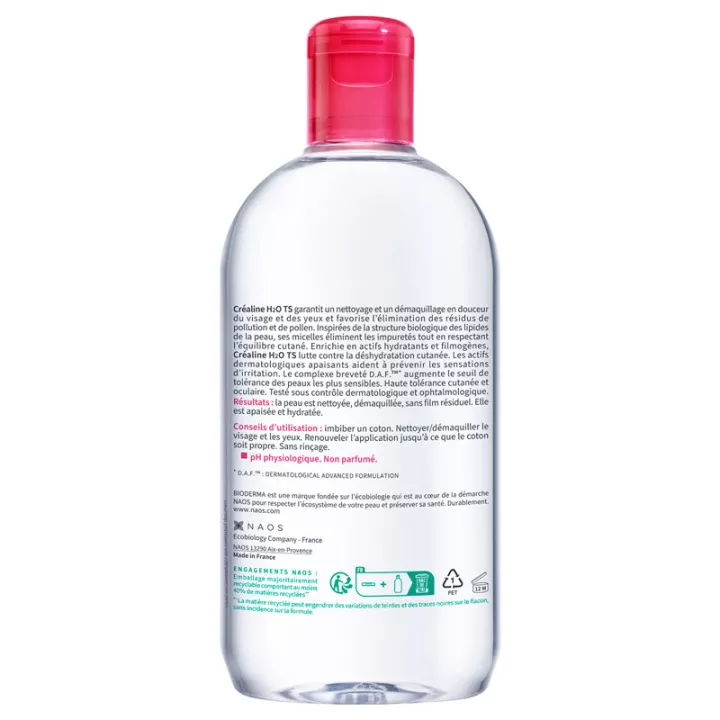 Crealine TS H2O Micelle Solution Bioderma 500ML