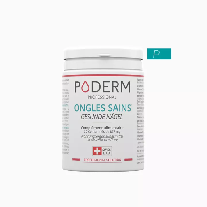 Poderm Gezonde Nagels Voedingssupplement 30 tabletten