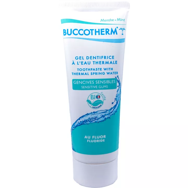 Buccotherm Gel dentífrico ecológico para encías sensibles con flúor