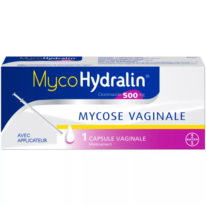 MycoHydralin Clotrimazole 500MG 1 vaginale capsule