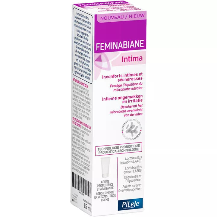 Pileje Feminabiane Intima Crema para la sequedad y las molestias íntimas 15 ml