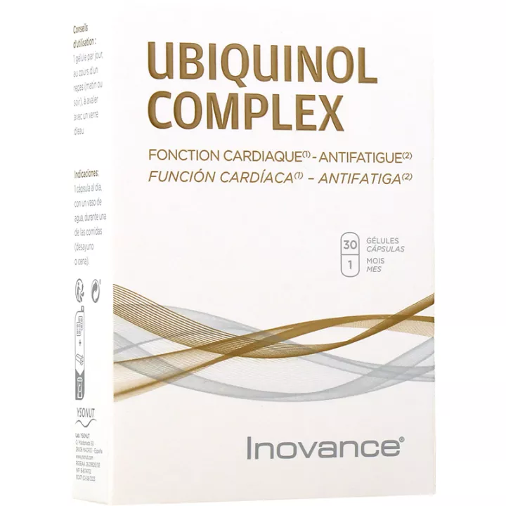 Inovance Ubiquinol Complex Función Cardíaca 30 cápsulas 