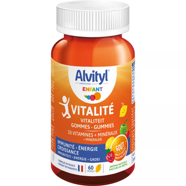 Alvityl Vitalité 10 Vitamines Gommes 60 gommes