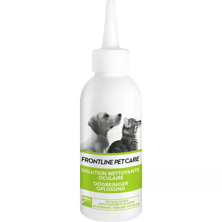 Frontline Petcare Solução de Limpeza de Olhos para Cães e Gatos 125 ml