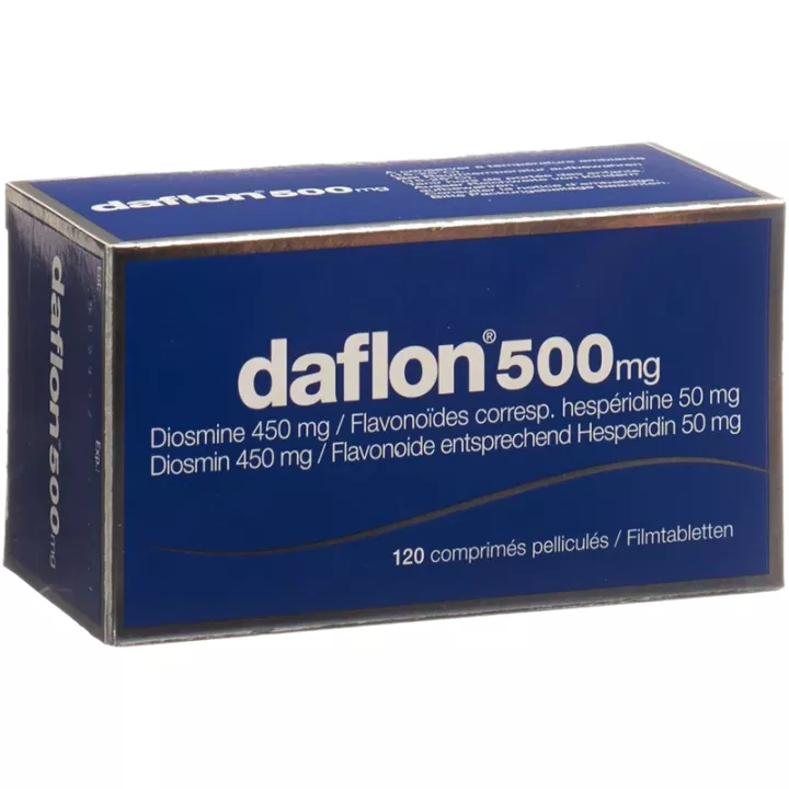 Daflon 500 mg Circulación Venosa Hemorroides Comprimidos