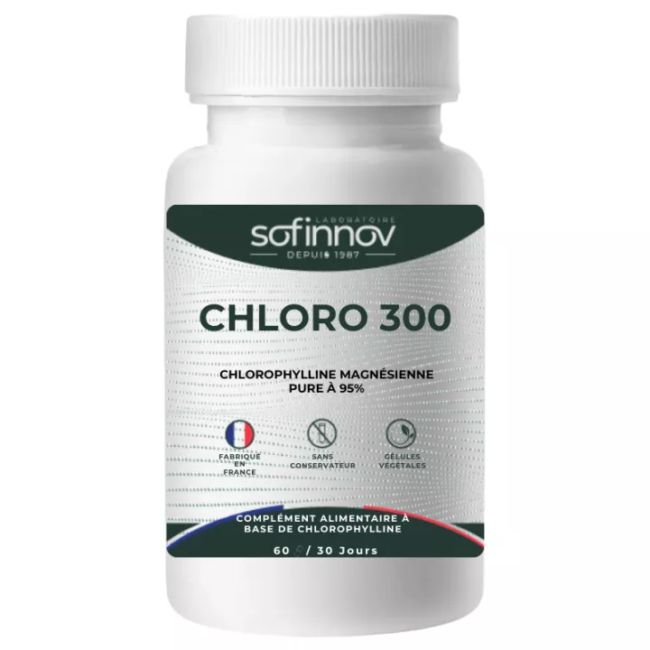 Sofinnov Chloro 300 Chlorofyl 60 Plantaardige Capsules