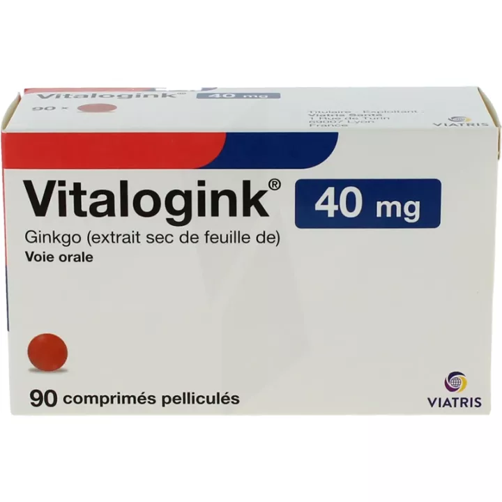 Vitalogink 40 mg Ginkgo-Extrakt Mylan 90 Tabletten