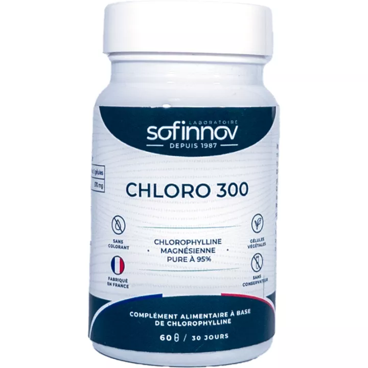 Sofinnov Chloro 300 Clorofila 60 Cápsulas Vegetales