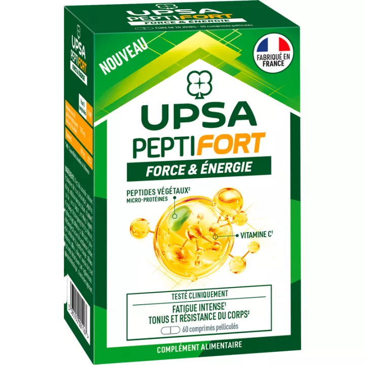 UPSA Peptifort Force & Énergie Fatigue Intense 60 tablets