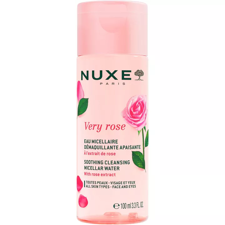 Nuxe Very Rose Eau Micellaire Démaquillante Apaisante Visage & Yeux