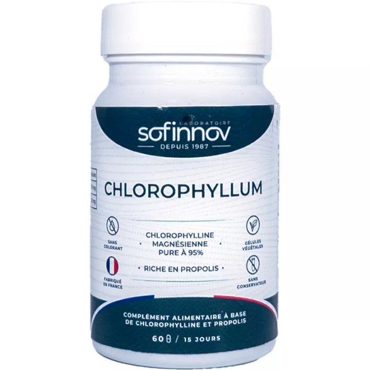 Sofinnov Chlorophyllum 60 Gélules Végétales