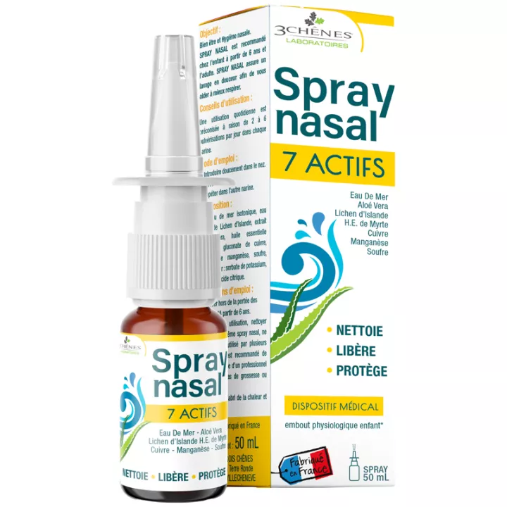 3Chênes Spray Nasal 7 Actifs 50 ml