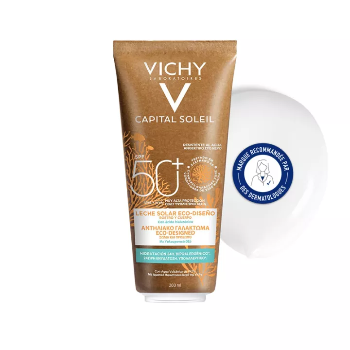 Vichy Capital Soleil Leche solar ecológica SPF50+ 200 ml