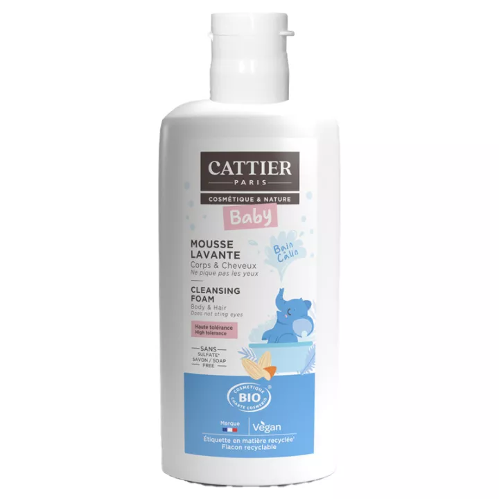 Espuma de Limpeza Cattier para Bebês 150ml