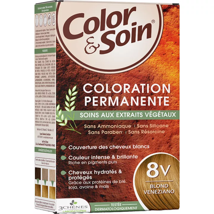 3Chênes Color & Soin Tinte permanente para cabellos dorados