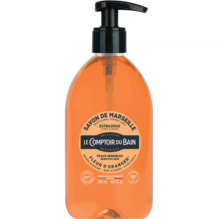 Le Comptoir du Bain Savon de Marseille Extra-Mild Orangenblüte