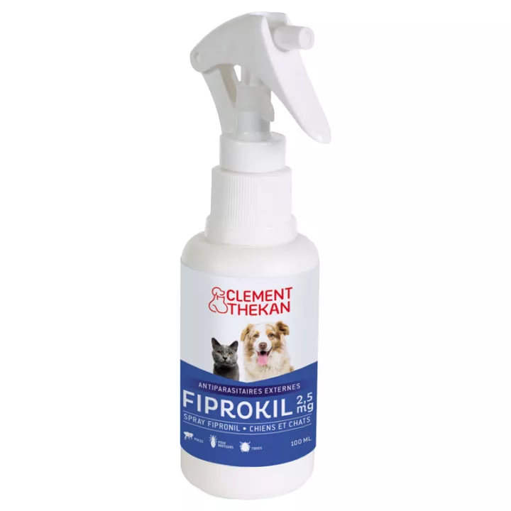 Clément-Thekan Fiprokil spray antiparasitario para perros y gatos